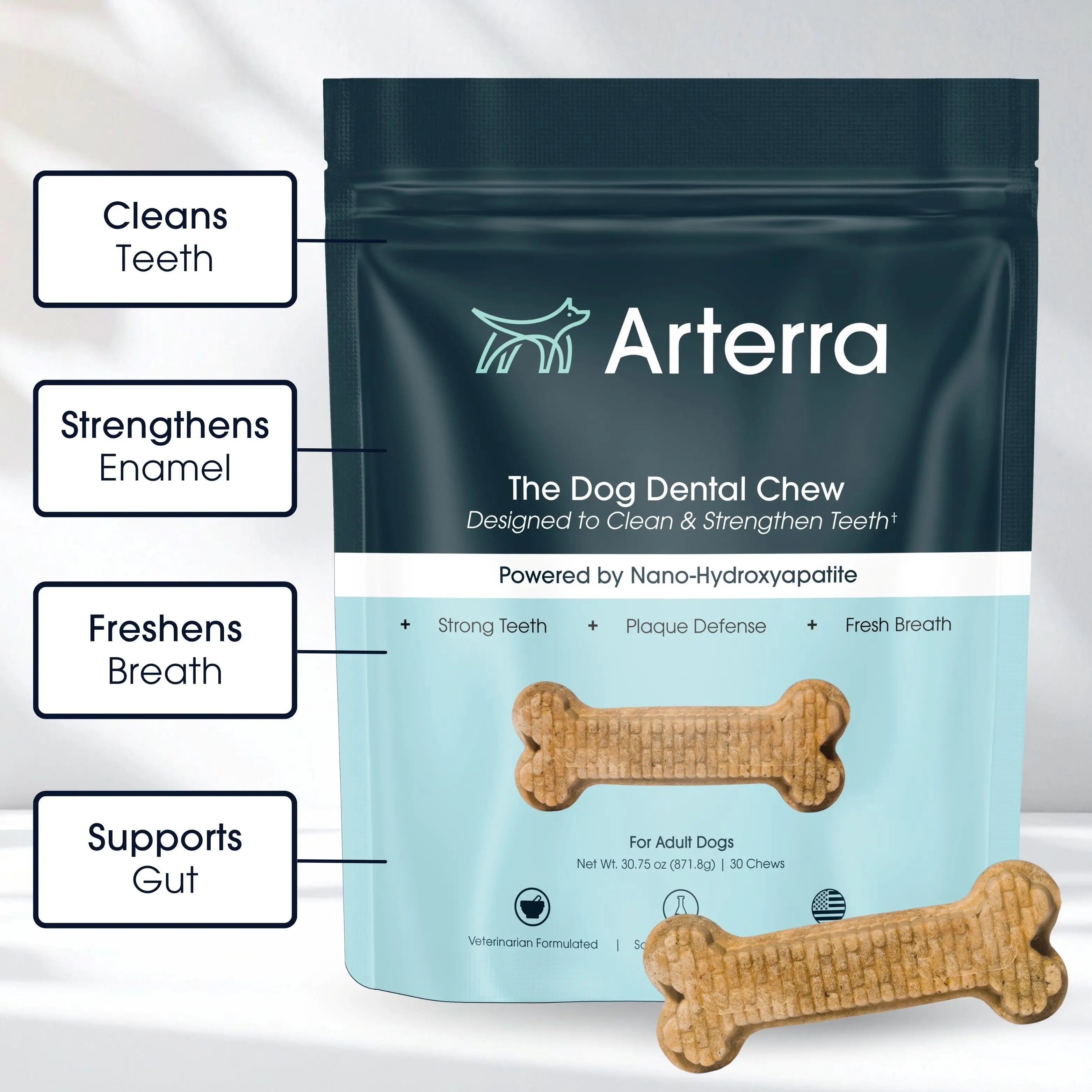 Daily Dog Dental Chews – Fresh Breath & Tartar Control